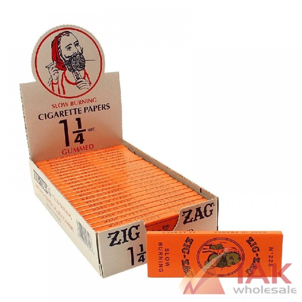 *ZIGZAG - ORANGE ROLLING PAPERS 1 1/4 24CT*