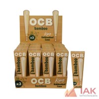 *OCB - BAMBOO CONES KING SIZE 3PK 32CT*