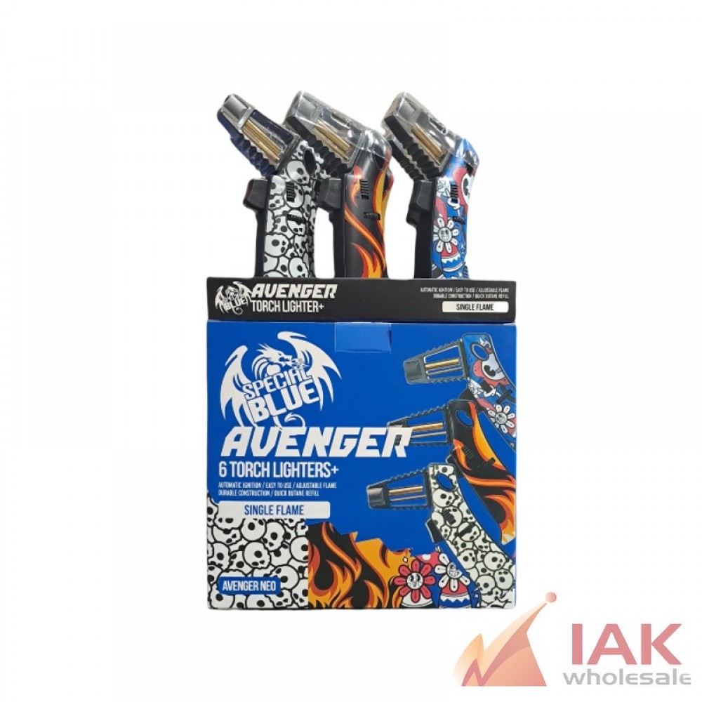 *SPECIAL BLUE - AVENGER TORCH NEO SERIES 6CT*