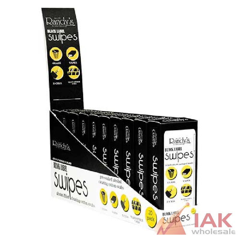 *RANDY'S - SWIPES ALCOHOL CLEANING COTTON SWABS 10CT**