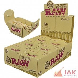 *raw - Pre Rolled Perfecto Cone Tips 100pk 6ct*