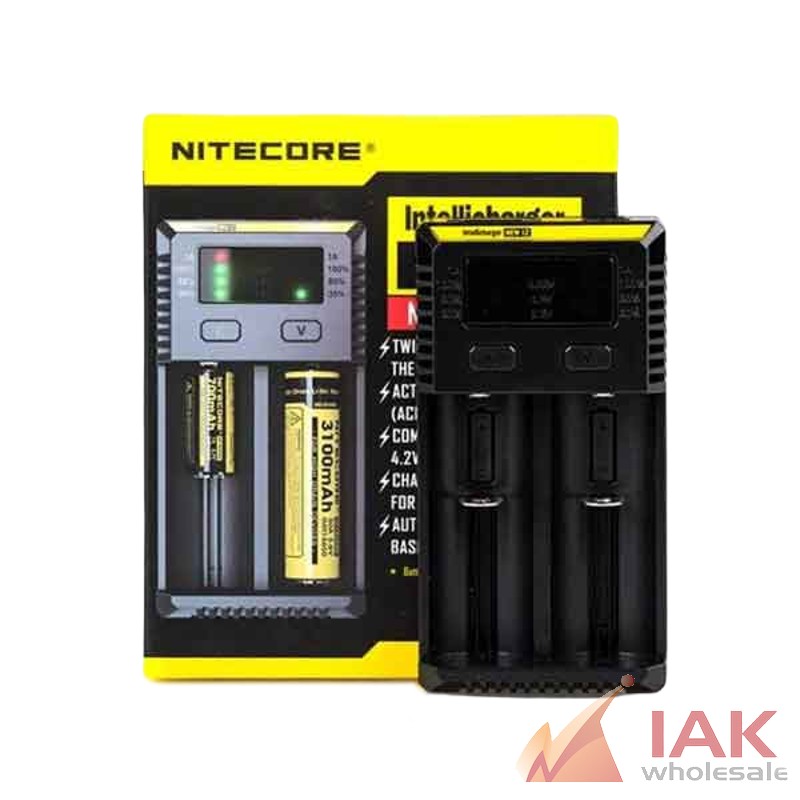 *NITECORE - I2 TWO BAY BATTERY CHARGER*