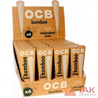 *ocb - Bamboo Cones 1 1/4 6pk 32ct*