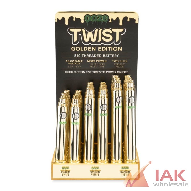 *OOZE - TWIST BATTERY GOLD 24CT*
