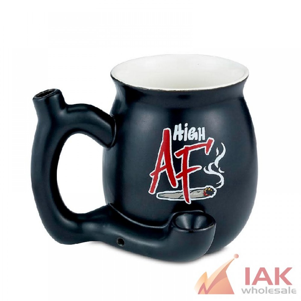 *FC "HIGH AF" MATTE BLACK CERAMIC MUG *