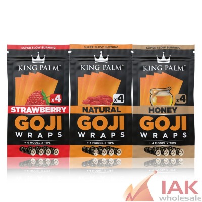*KING PALM - GOJI WRAPS 4PK 15CT*