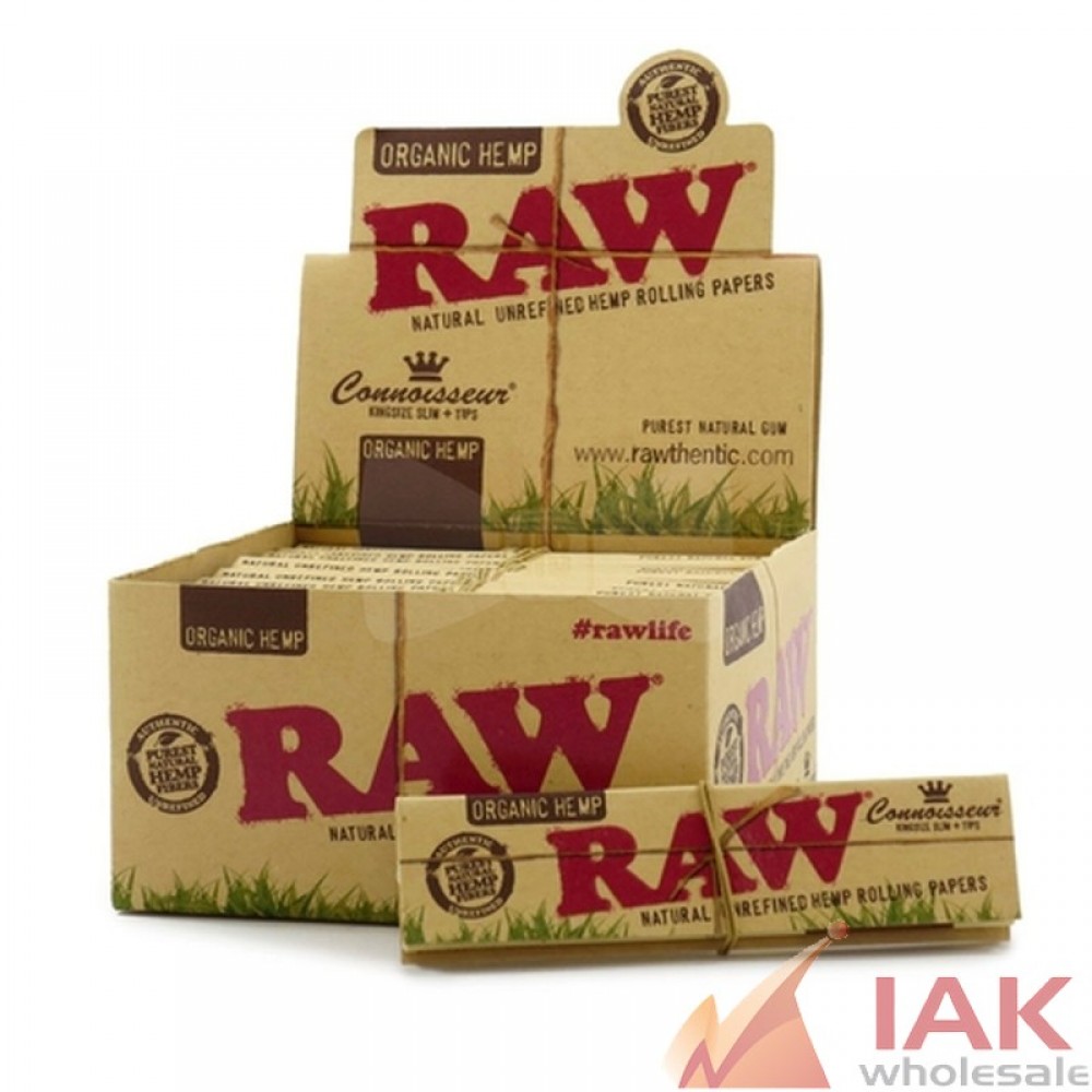 RAW Organic Connoisseur King Size Papers + Tips 24CT