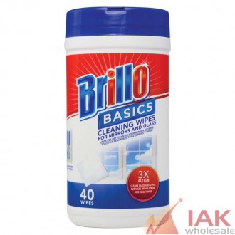 *brillo Wipes Glass Cleaner 40.0ct*