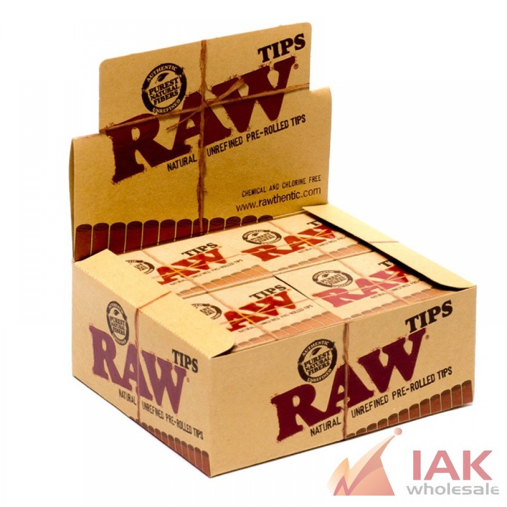 *RAW - PRE ROLL TIP 21PK 20CT*