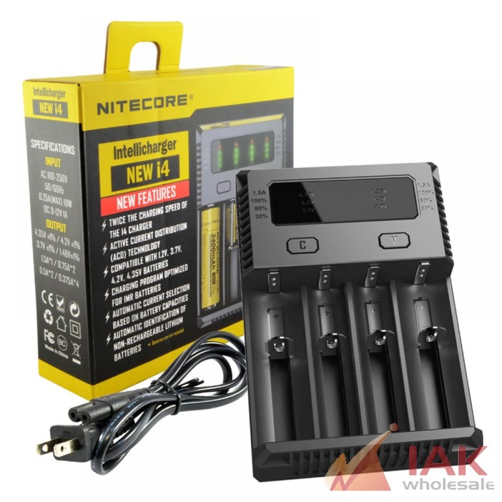 *NITECORE - I4 FOUR BAY BATTERY CHARGER*