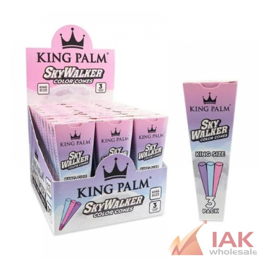*KING PALM - SKYWALKER COLOR CONES KING SIZE 3PK 30CT*