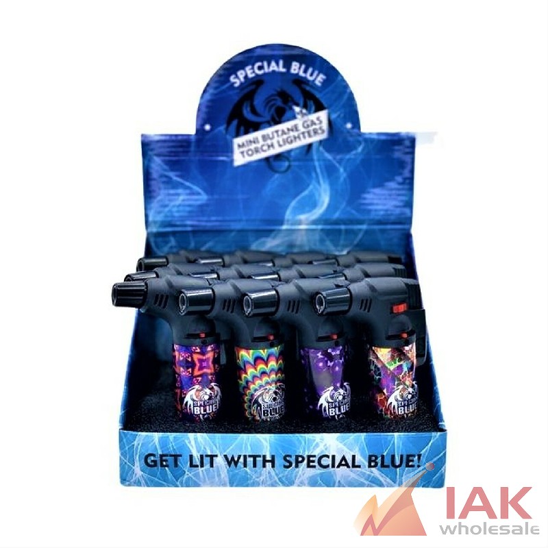 *SPECIAL BLUE 70'S BERNIE LIGHTER 12CT*
