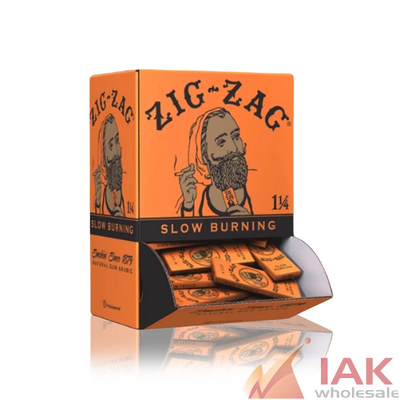 *ZIGZAG - ORANGE ROLLING PAPERS 1 1/4 48CT*