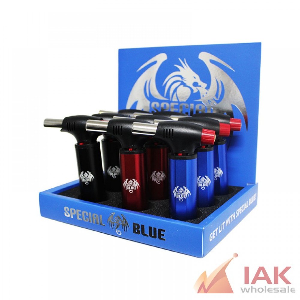 *SPECIAL BLUE - MINI INFERNO TORCH LIGHTER 9CT*