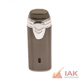 *twin Torch W/cigar Punch ..gun Metal(1054)*