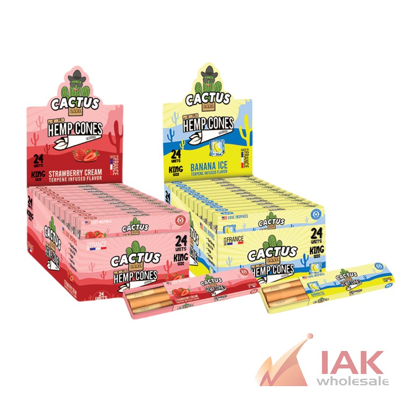 *CACTUS - TERPENE INFUSED 1 1/4 SIZE CONES 24CT*