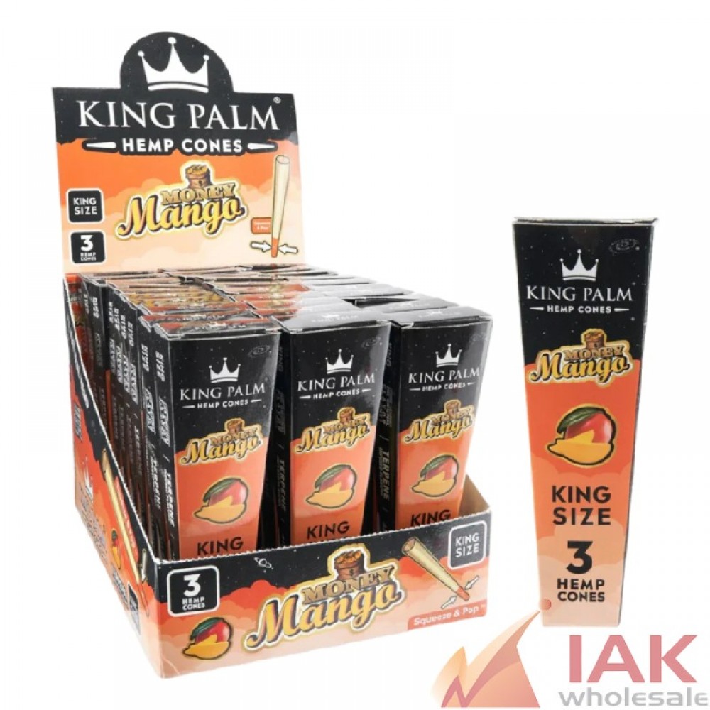 *KING PALM - HEMP CONES KING 6PK 30CT* MONEY MANGO