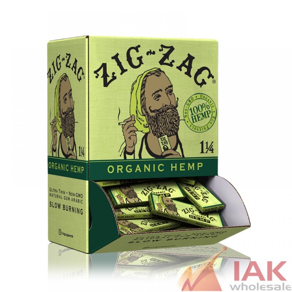 *ZIGZAG - ORGANIC ROLLING PAPERS 1 1/4 48CT*