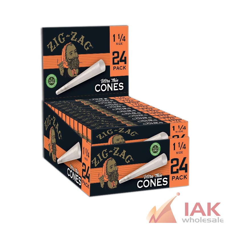 *ZIGZAG - CONES 1 1/4 24PK 12CT*