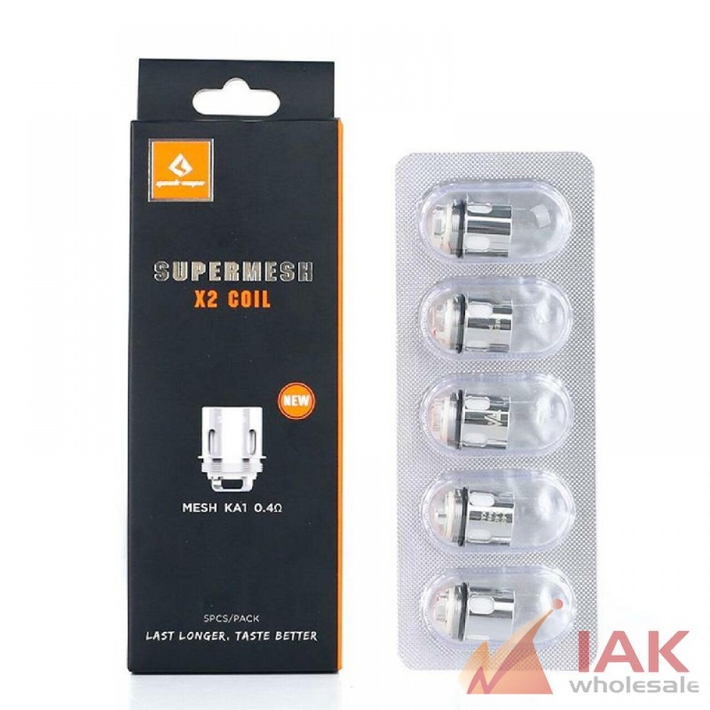 Geekvape supermesh coil 5pk – high performance sub-ohm mesh coils