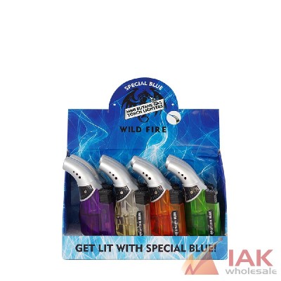 *SPECIAL BLUE WILD FIRE TORCH LIGHTERS 12CT*