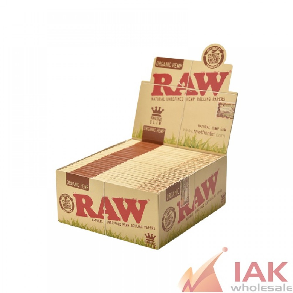 *RAW - ORGANIC KING SIZE SLIM PAPERS 50CT*