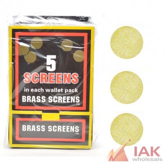 Pipe Screen - Brass/gold (100/dsp), Dsp
