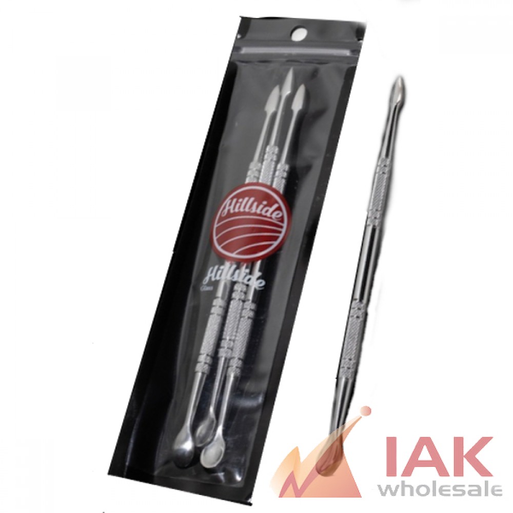 *HILLSIDE - STAINLESS DAB TOOL W/ FINE POINT & SCOOP (SSD-008) 3CT*