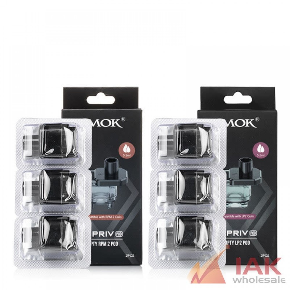 *SMOK - G PRIV 5.5ML REFILLABLE POD 3PK*