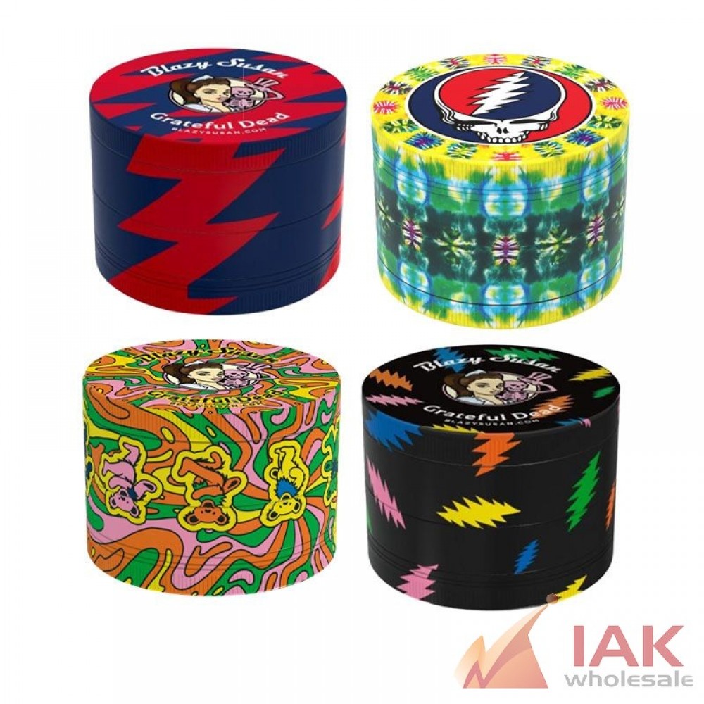 *BLAZY SUSAN X GRATEFUL DEAD - 4PC GRINDER 6CT*