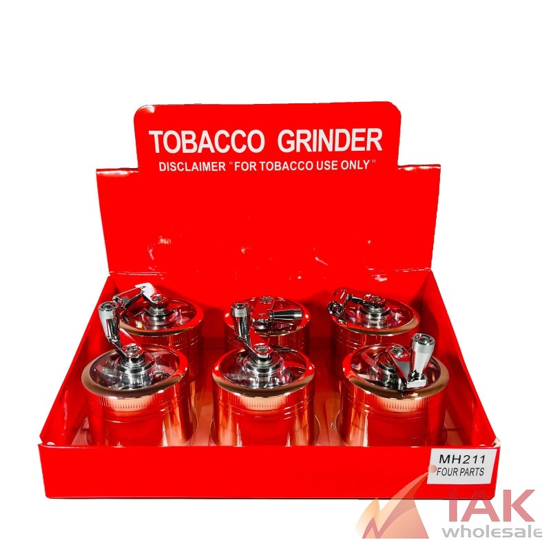 *4PT HAND CRANK 55MM GRINDER MH211 6CT*