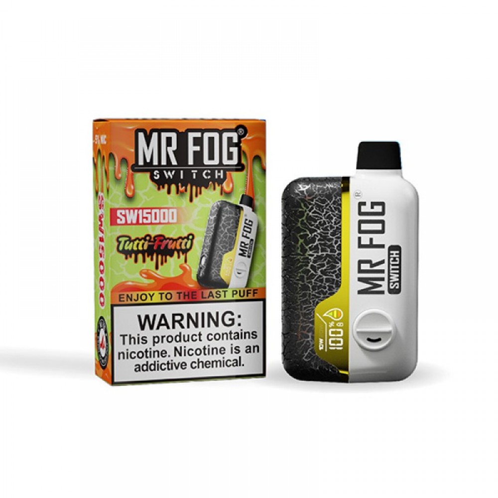MR FOG Switch 15K Disposable Vape 60ML 5CT Display – Smart Dual-Mode Disposable