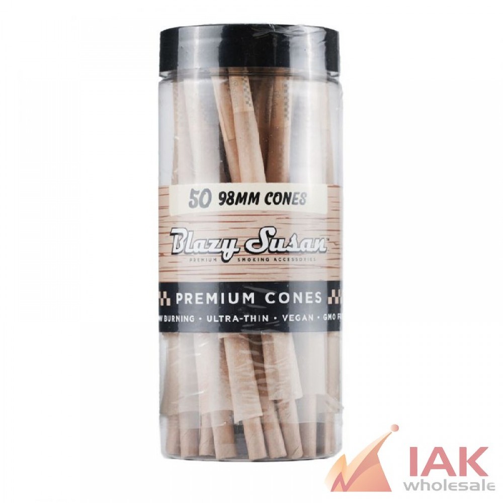 Blazy Susan Unbleached Cones 98MM 50CT